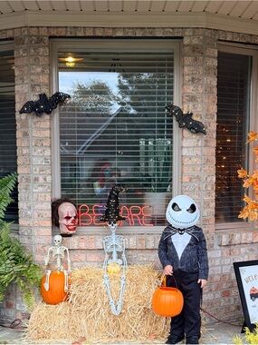 Jack Skellington Costume Kids Size S (4-6) Disney Nighmare Before Christmas